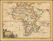 Africa and Africa Map By Thomas Jefferys