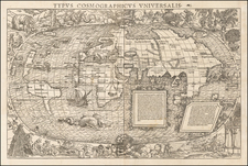 World Map By Sebastian Munster - Simon Grynaeus