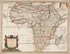 Africa and Africa Map By Pierre Du Val