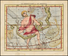 Celestial Maps Map By John Flamsteed / Jean Nicolas Fortin