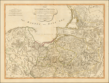 Poland, Baltic Countries and Germany Map By Laurie & Whittle / John Roberts