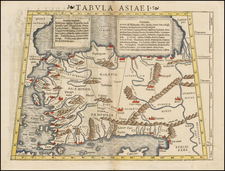 Turkey and Turkey & Asia Minor Map By Sebastian Munster