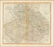 Poland and Czech Republic & Slovakia Map By James Whittle  &  Robert Laurie