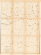 Plains and Missouri Map By U.S. Pacific RR Surveys