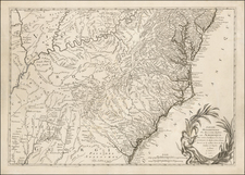 Mid-Atlantic, South, Southeast and Midwest Map By Ambrose Verrier  &  Francoise Perrier