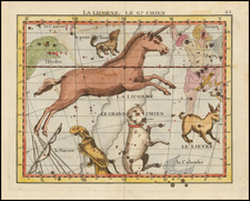 Celestial Maps Map By John Flamsteed / Jean Nicolas Fortin