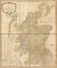 Scotland Map By Richard Holmes Laurie  &  James Whittle