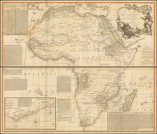 Africa and Africa Map By Laurie & Whittle