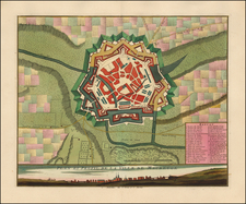 France Map By Johannes Covens  &  Cornelis Mortier