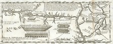 Midwest and Plains Map By Baron de Lahontan