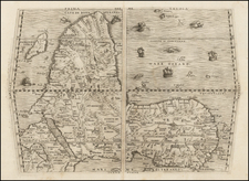 Africa and Africa Map By Giovanni Battista Ramusio