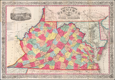 Mid-Atlantic, Southeast and Virginia Map By Ludwig von Bucholtz 