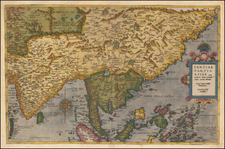 China, India, Southeast Asia, Philippines, Other Islands and Central Asia & Caucasus Map By Gerard de Jode