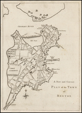 New England and Massachusetts Map By Gentleman's Magazine