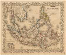 Southeast Asia, Philippines and Other Pacific Islands Map By G.W.  & C.B. Colton