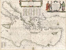 Europe, Mediterranean, Africa, North Africa, Balearic Islands and Greece Map By Jan Jansson