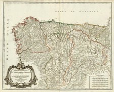 Europe and Spain Map By Gilles Robert de Vaugondy