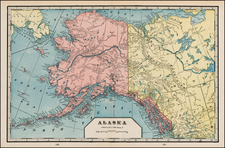 Alaska Map By George F. Cram