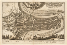 Switzerland Map By Matthaus Merian