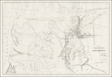 Southwest and Rocky Mountains Map By U.S. General Land Office