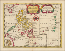 Southeast Asia, Philippines and Other Islands Map By Nicolas Sanson