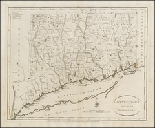 New England Map By John Reid