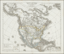 North America Map By Dr. F.W. Streit