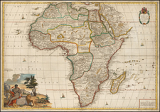 Africa and Africa Map By John Senex / Charles Price