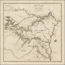 South, Louisiana, Arkansas, Texas, Plains, Kansas and Oklahoma & Indian Territory Map By Zebulon Montgomery Pike