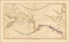 Alaska, Russia in Asia and Canada Map By William Faden