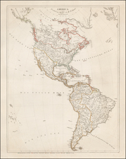 North America Map By Simon Schropp et Comp: