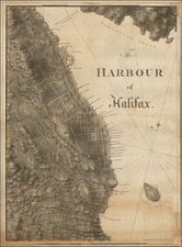 Canada Map By Joseph Frederick Wallet Des Barres