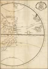 World, World, Atlantic Ocean, Europe, Asia, Asia, China, Japan, Southeast Asia, Philippines, Australia & Oceania, Oceania and Curiosities Map By Christoph. Theoph.   de Murr