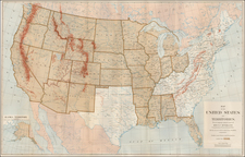 United States Map By U.S. General Land Office