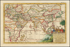 China, India, Southeast Asia and Central Asia & Caucasus Map By Emanuel Bowen