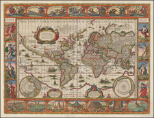 World Map By Willem Janszoon Blaeu