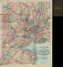 New York City Map By E.C. Bridgman