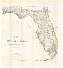 Florida Map By U.S. General Land Office