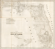 Florida Map By U.S. Surveyor General