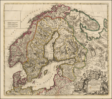 Scandinavia and its Confines in which are the Kingdom's of Sweden, Norway &c.  Divided into their Principall Provinces . . . 1719