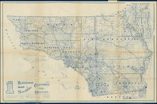 California Map By O.V. Blackburn