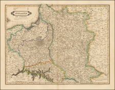 Poland, Russia and Baltic Countries Map By Daniel Lizars