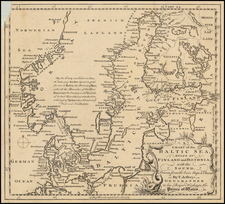 Baltic Countries and Scandinavia Map By Thomas Jefferys