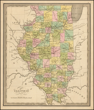 Midwest and Illinois Map By Jeremiah Greenleaf