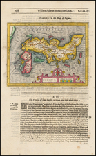 Japan Map By Jodocus Hondius / Samuel Purchas