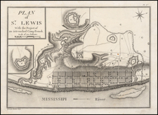 Midwest Map By Georges Henri Victor Collot