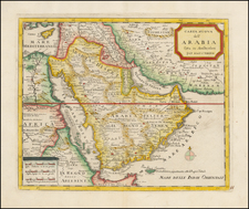 Middle East Map By Isaak Tirion