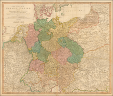 Netherlands, Poland, Hungary, Czech Republic & Slovakia, Baltic Countries, Balkans, Italy and Germany Map By William Faden