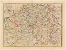 Netherlands and Luxembourg Map By John Senex