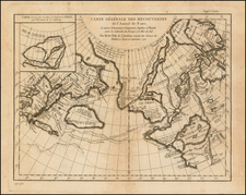 Alaska, Russia in Asia and Canada Map By Denis Diderot / Didier Robert de Vaugondy